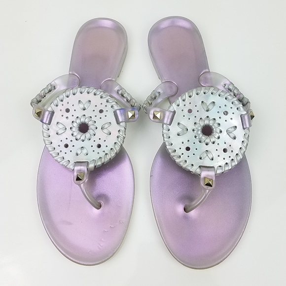 Jack Rogers Shoes - Jack Rogers Georgica iridescent jelly sandals sz 9